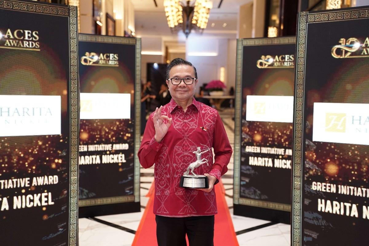 Harita Nickel Ukir Sejarah, Perusahaan Nikel Pertama Peraih Green Innovation Award di ACES Awards