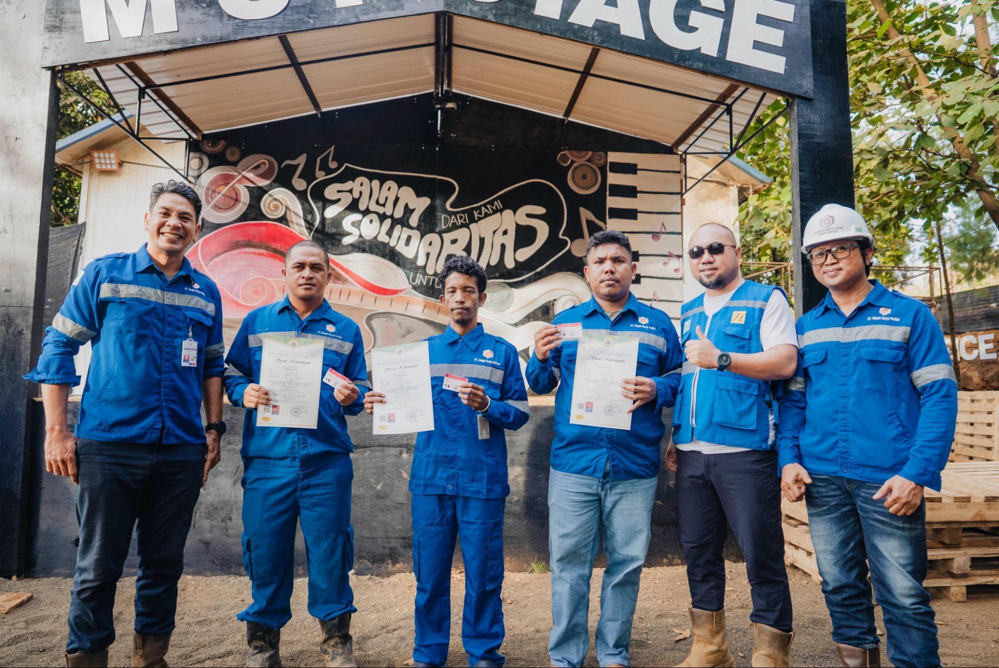 Serahkan SIO, Harita Nickel Perkuat Kompetensi Operator dan Budaya K3