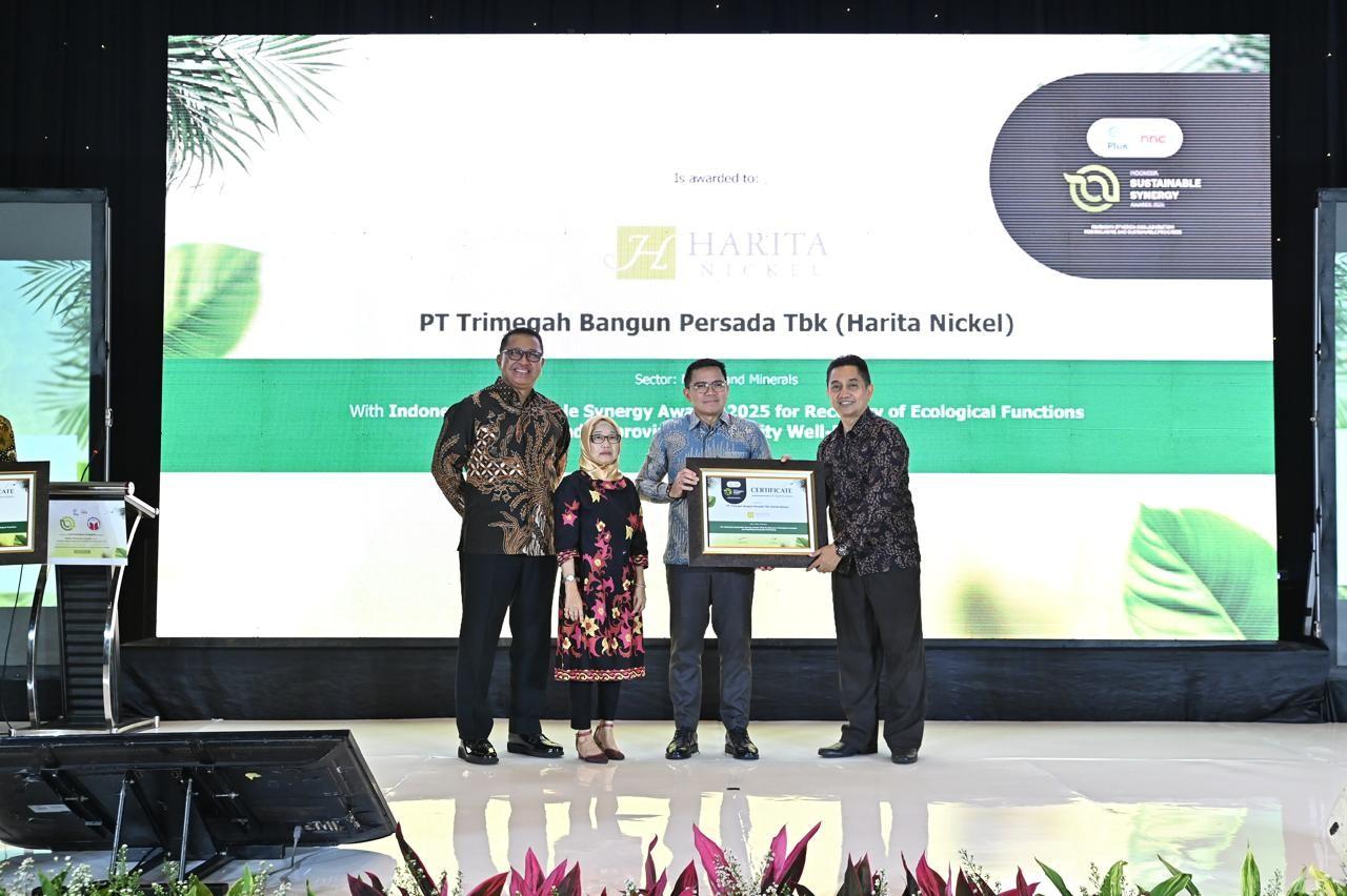 Harita Nickel’s Sustainability Commitment Recognized Once Again at Indonesia Sustainable Synergy and SDGs Visionary Leaders Awards 2025