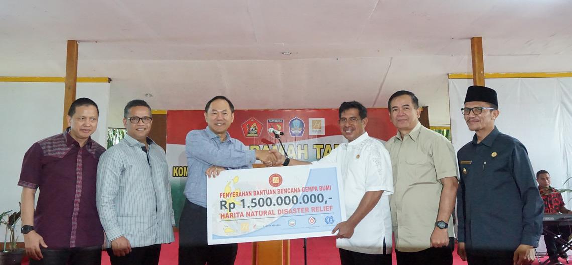 Melalui Harita Natural Disaster Relief, Harita Bantu Korban Gempa Halsel