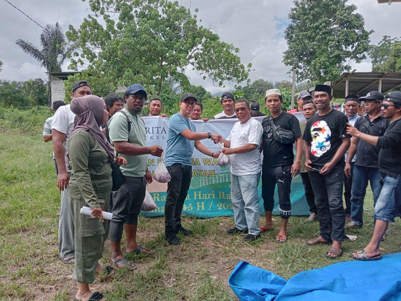 Eid al-Adha 1445 Hijriyah, Harita Nickel Distributes 26 Sacrificial Animals