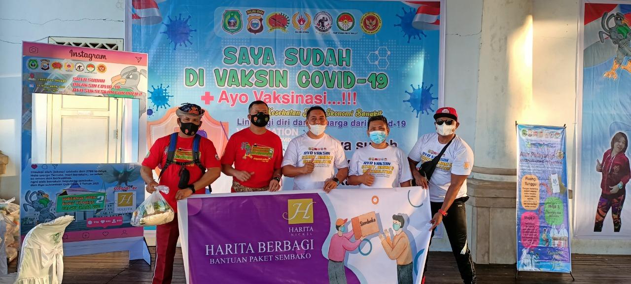 Selama 2021, HARITA Nickel Salurkan 22.700 Paket Sembako