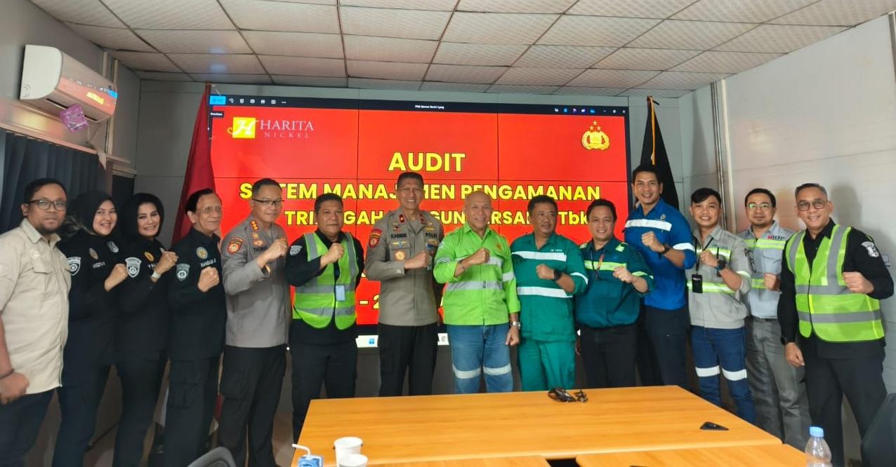 Pertama di Maluku Utara, Harita Nickel Terima Sertifikasi Gold Audit Pengamanan Obvitnas Polri