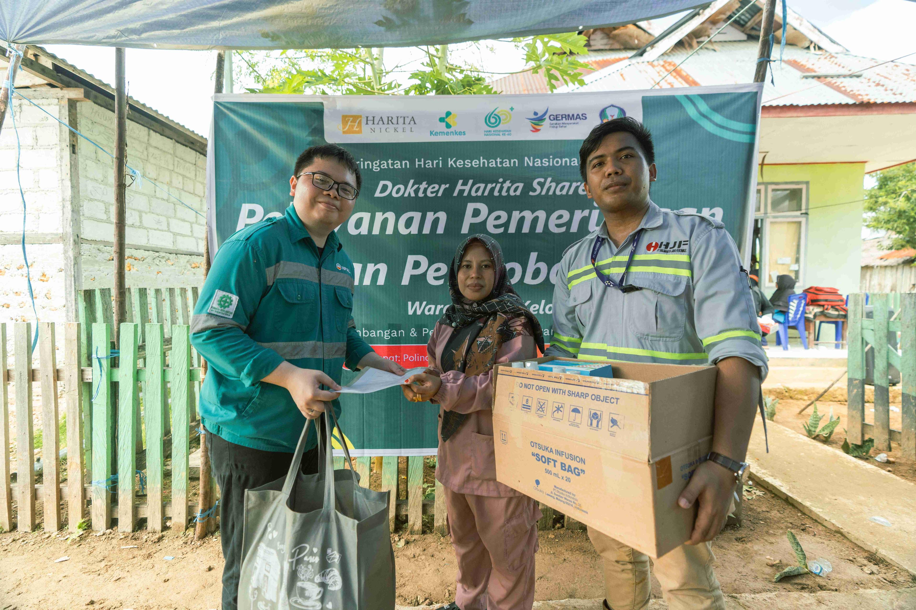 Harita Nickel Gelar Pemeriksaan dan Pengobatan Gratis di Desa Kelo