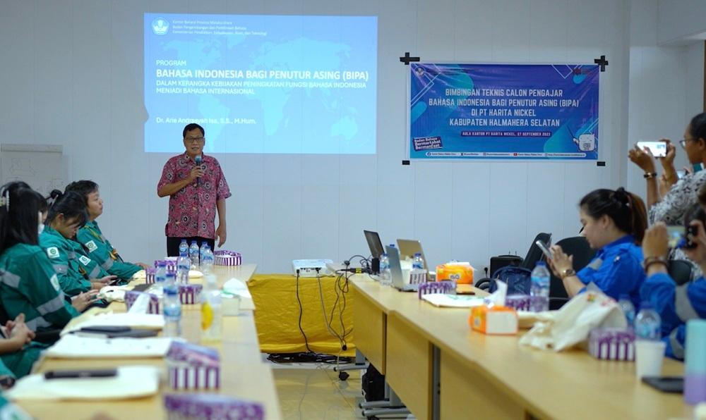 Gelar Bimtek Calon Pengajar BIPA, Harita Nickel Dukung Internasionalisasi Bahasa Indonesia