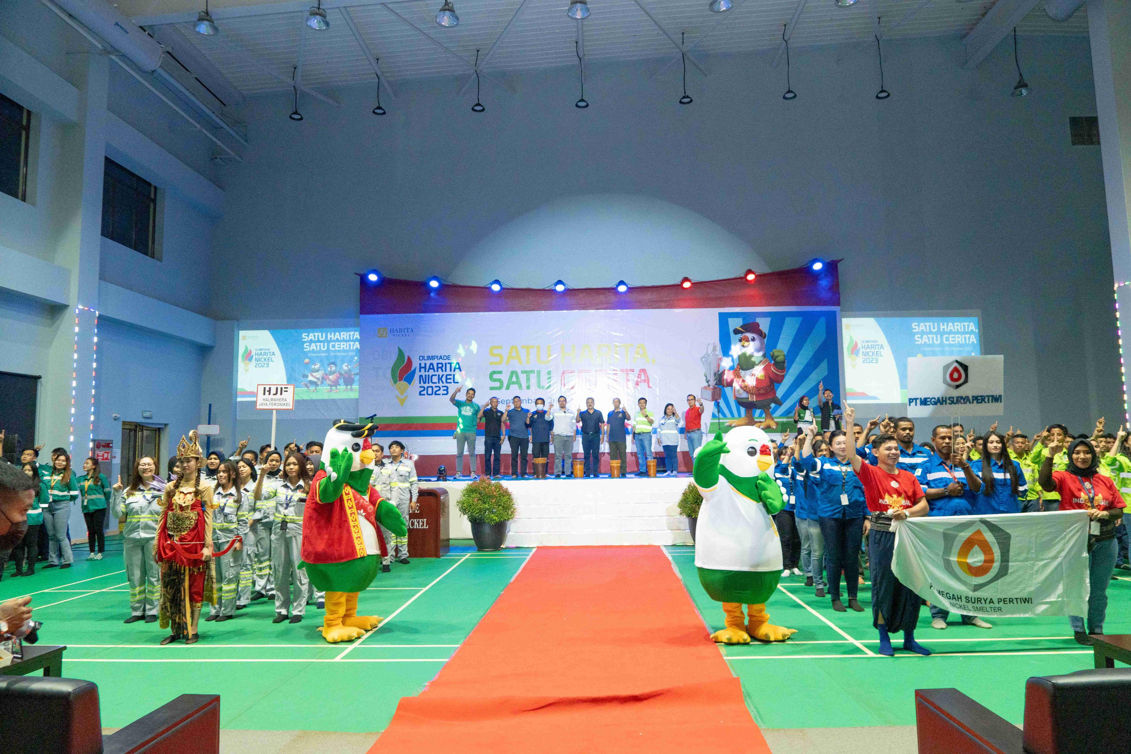 Semarak HUT Kemerdekaan RI Menuju Olimpiade Harita Nickel