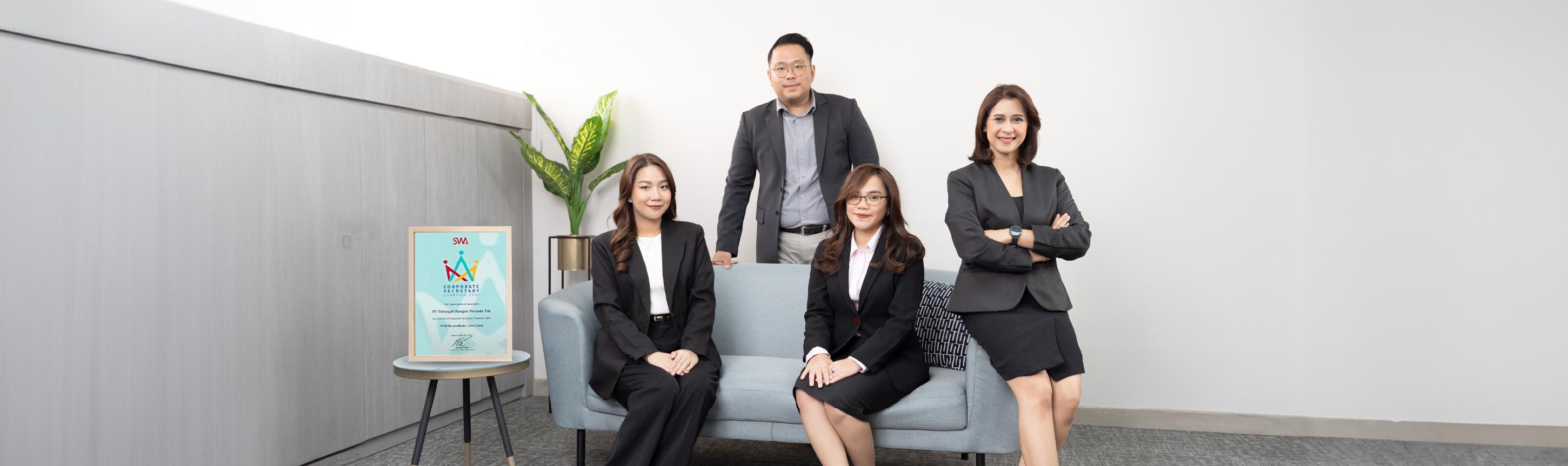 Corporate Secretary Harita Nickel Raih Predikat "Very Good" dari Swa Media Group