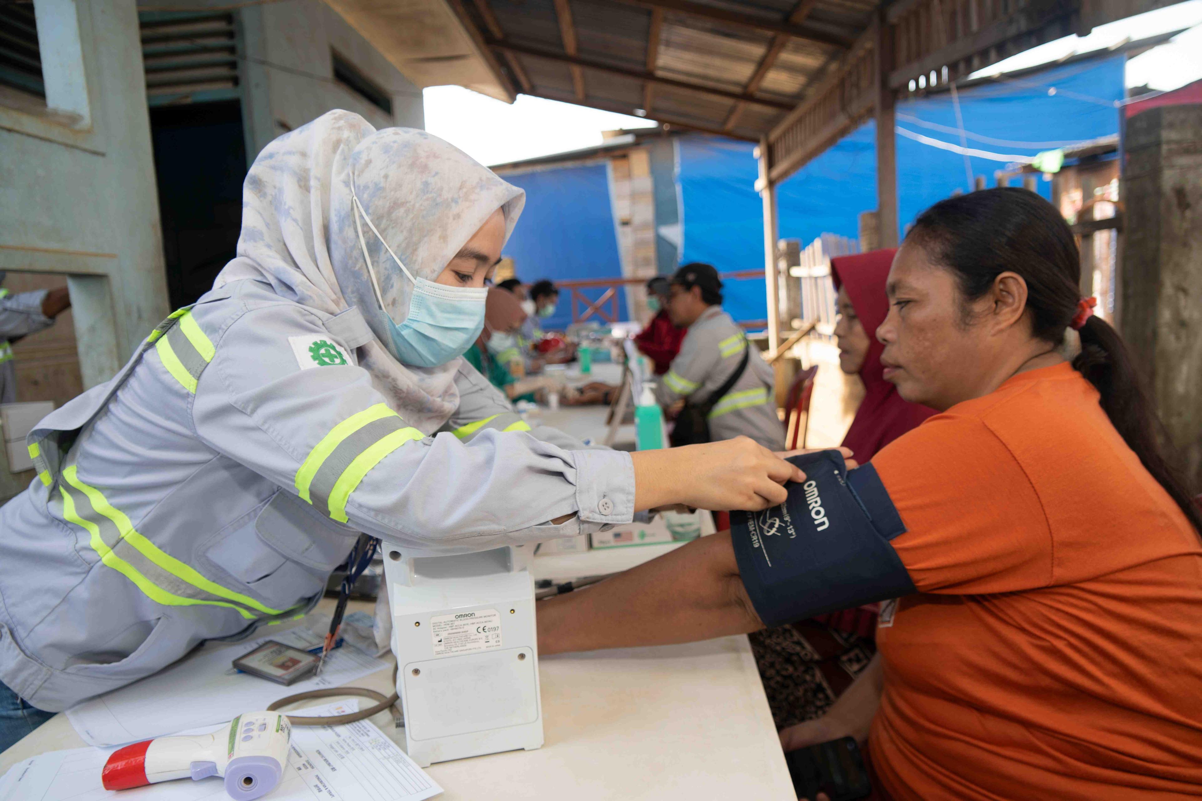 Rangkaian Bulan K3, Harita Nickel Gelar Pemeriksaan Kesehatan Gratis di Desa Kawasi