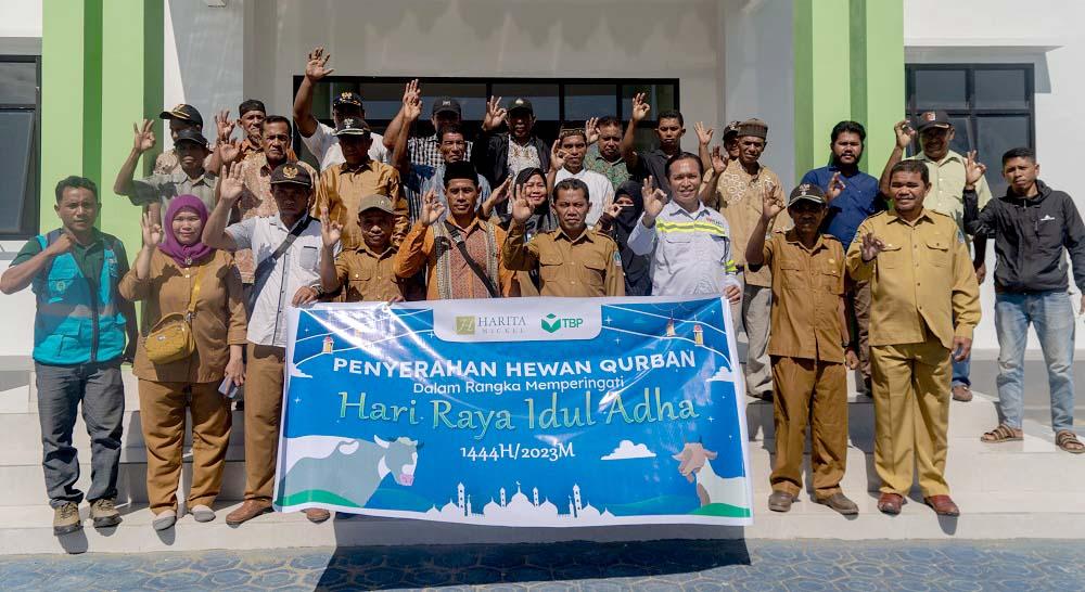 Celebrate Eid al-Adha 1444 H, Harita Nickel Distribute 31 Cows and 3 Goats Qurbani