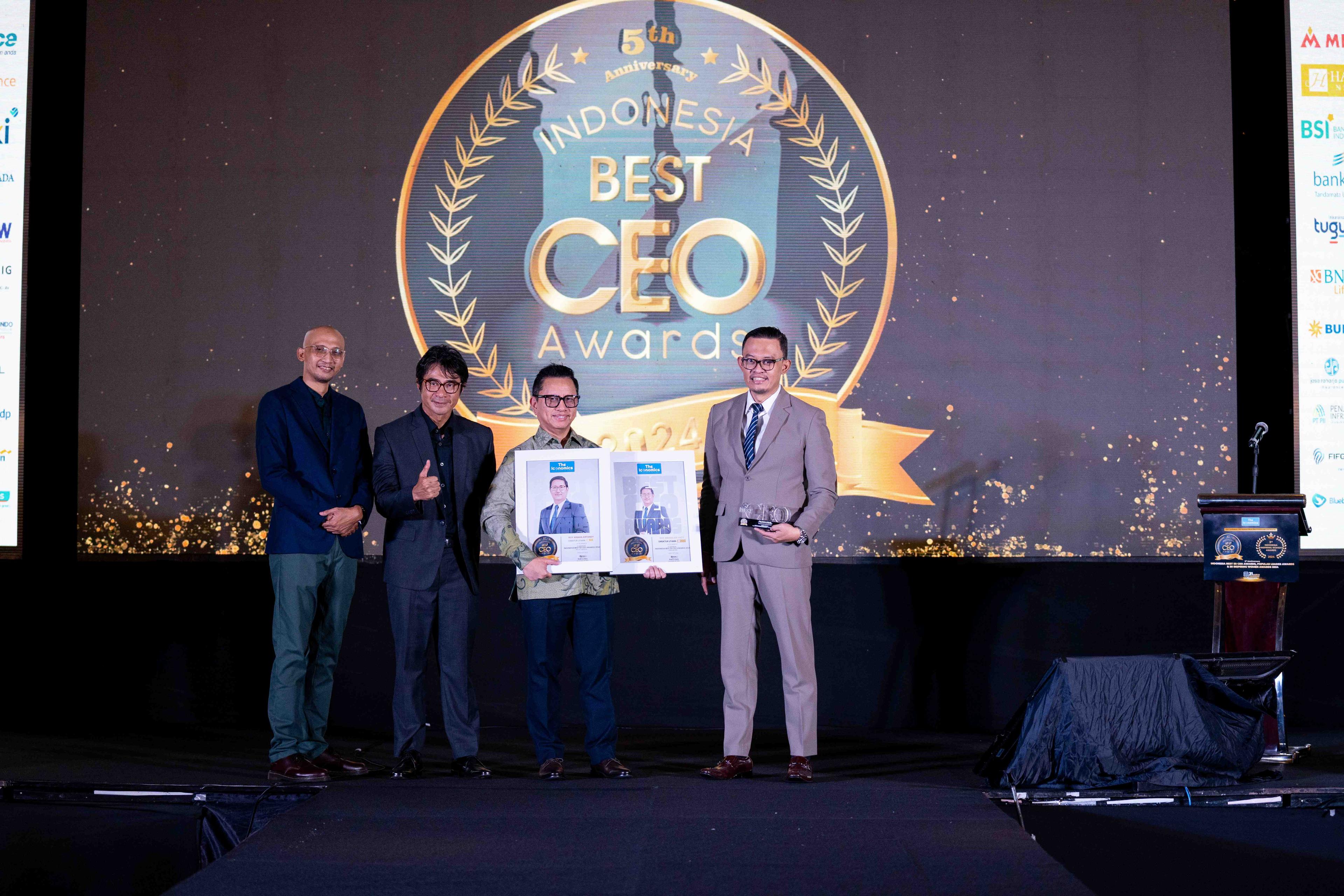 Bangga! Presiden Direktur Harita Nickel Raih Penghargaan Indonesia Best 50 CEO & Popular Leader Awards