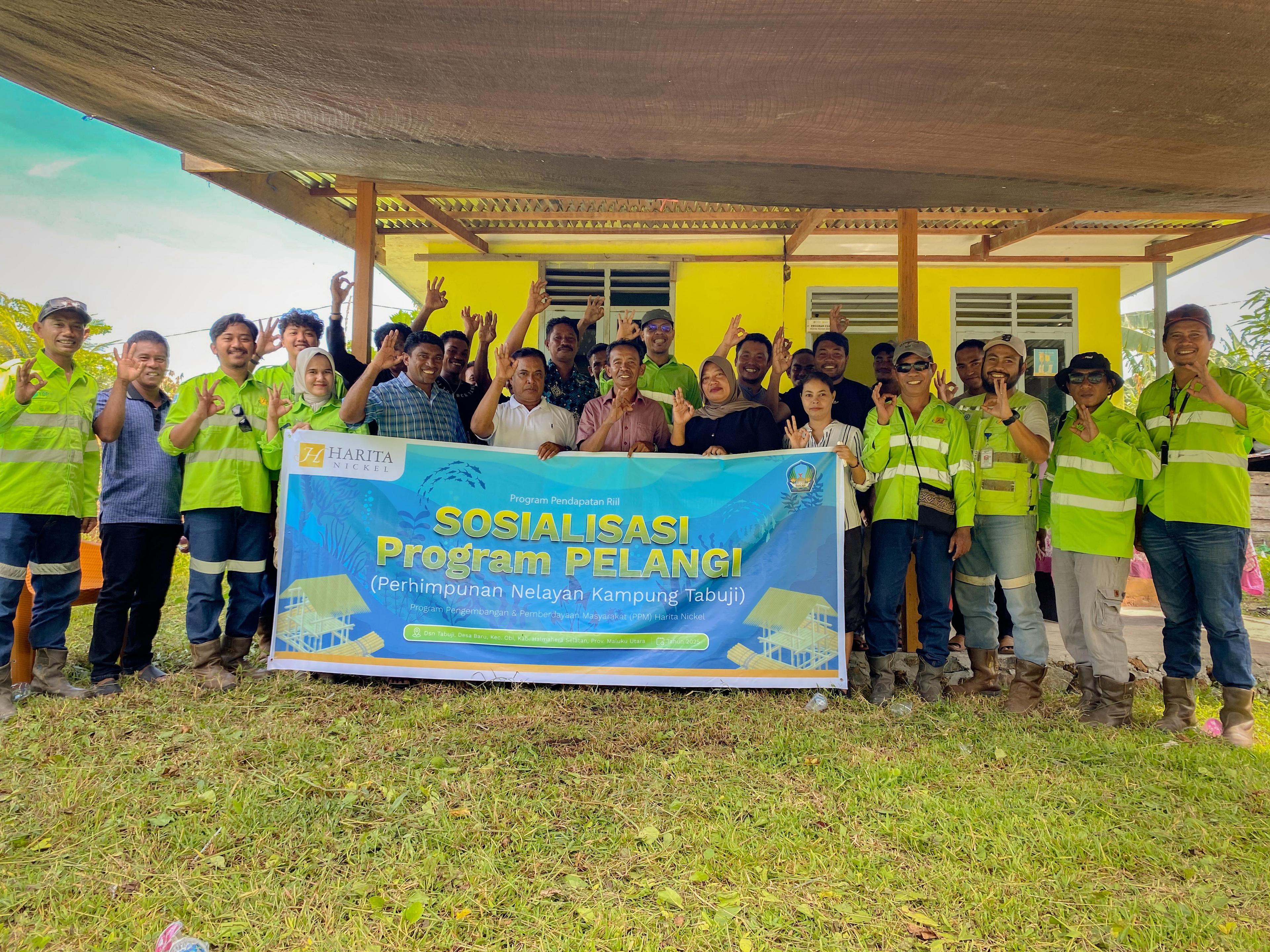 Harita Nickel Dorong Kemandirian Nelayan Tabuji Lewat Program PELANGI