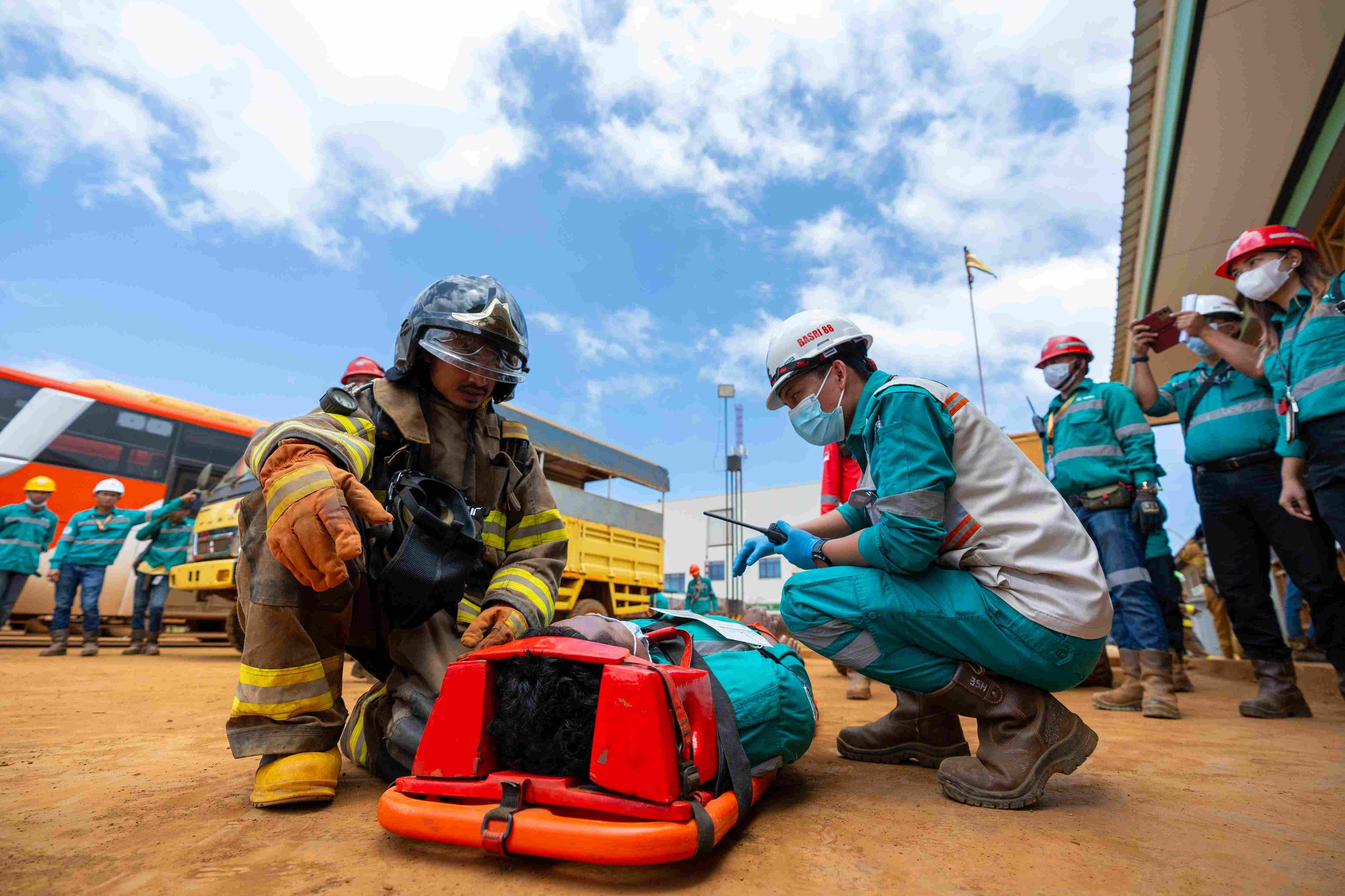 Siapkan Karyawan Hadapi Situasi Darurat, Harita Nickel Intensifkan Emergency Drill