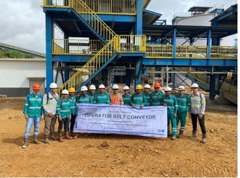 Pelatihan p3k operator belt conveyor dan boiler